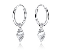 Silver Hoop Earring HO-1657